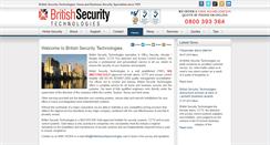 Desktop Screenshot of britishsecuritytechnologies.com